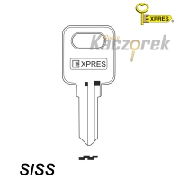Expres 104 - klucz surowy mosiężny - SISS